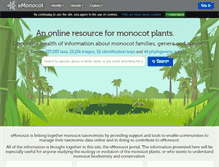 Tablet Screenshot of emonocot.org